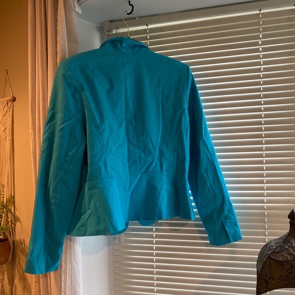 Teal Blazer. Size XL - Picture 2 of 3